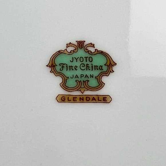 Vintage Jyoto Fine China Japan 3 Teacups & Saucers Glendale Violet - Picture 9 of 9